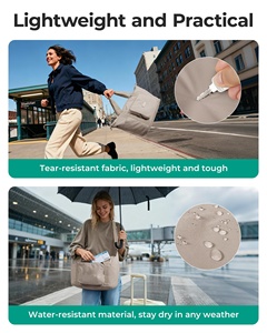 Sac de <span class=keywords><strong>voyage</strong></span> pliable multi-poches en nylon imperméable avec logo personnalisé, nouveau design, pour le sport, la gym, le week-end - Product Image 5