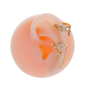 Piercing oreja Clip mariposa perla pendientes aro circón PIERC Goth joyería oreja puños anillo para mujer 2025 tendencia - Product Image 5