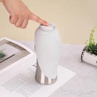 Bouteille d'eau portable pour chien Petop, pliable, en acier inoxydable solide, anti-fuite, isolée, de qualité alimentaire, pour les voyages