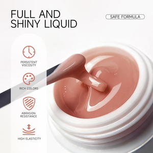 AiBevoow Hot Sale 30g Non-Toxic Professional Nail Supplies <strong>UV</strong> LED Hard <strong>Gel</strong> Builder <strong>Gel</strong> Nail Extension for Nail Salon - Product Image 3