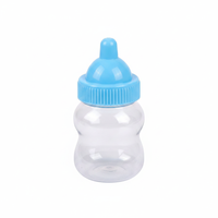 Bouteille en PET transparente de 50 ml en forme de gourde, qualité alimentaire, pour bonbons, lait, comprimés, cadeaux de fête prénatale, vente en gros