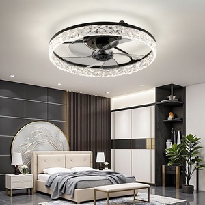 Ventilador de Techo Moderno con Luz LED Regulable y Control Táctil, 5 Aspas, para Dormitorio, Estudio, Comedor - Product Image 2