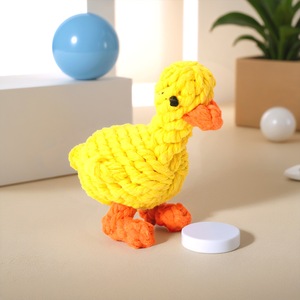 Juguetes de Cuerda de Algodón con Forma de Animal para Perros, Juguetes para Masticar y Aliviar la Dentición - Product Image 5