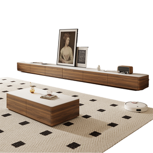 Panneau en bois de haute qualité Style salon <span class=keywords><strong>TV</strong></span> Stands en bois moderne Cabinet Table Meubles - Product Image 3