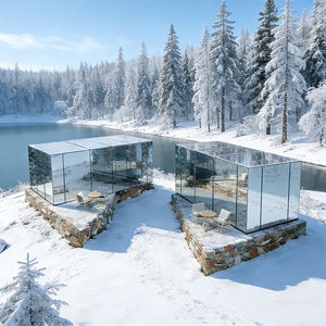 Capsule de couchage préfabriquée VIP futuriste, mini-maison, disponible à l'achat immédiat pour les séjours <span class=keywords><strong>en</strong></span> hôtel-resort <span class=keywords><strong>en</strong></span> plein air, <span class=keywords><strong>en</strong></span> promotion - Product Image 1