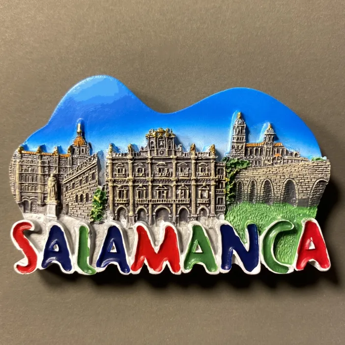 Personalizado al por mayor promocional España Capital DE LA PROVINCIA DE Salamanca recuerdo imán para nevera