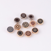 Boutons à pression personnalisés en alliage de zinc de haute qualité avec logo doré pour vêtements, écologiques, carrés et rectangulaires, pour jeans