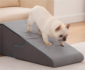 Escaleras y rampa 2 en 1 para mascotas, plegable, para perros y gatos, cama tipo sofá, <span class=keywords><strong>escalera</strong></span>, funda lavable, antideslizante, diseño portátil - Product Image 2