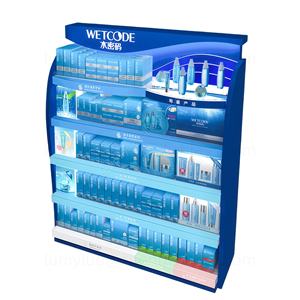 Exhibidor de Piso de Madera con Iluminación LED para Productos de Cuidado de la Piel de Alta Gama, Estantes para Cosméticos, Gabinete para Supermercados, Tiendas de Belleza y Comercios Minoristas - Product Image 6