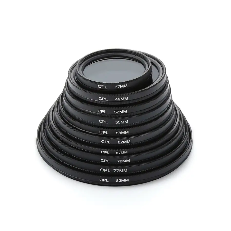 HOT SALE Polarizing Camera Lens CPL Filter 37/49/52/55/58/62/67/72/77/82mm For Canon Nikon DSLR Camera Lens Camera Accessories