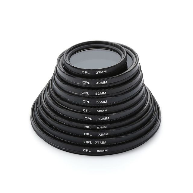 HOT SALE Polarizing Camera Lens CPL Filter  37/49/52/55/58/62/67/72/77/82mm for Canon Nikon DSLR Camera Lens Camera Accessories