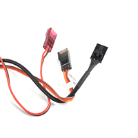 Encendido de Alto Voltaje RCEXL Twin CDI 14.4V con Conector Micro 1/4-32 para Motor de Gas de Avión RC de Doble Cilindro a Pequeña Escala