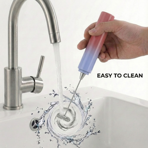 Potente Espumador de Leche Ecológico Reutilizable de Diseño Lujoso con Baterías <span class=keywords><strong>Duracell</strong></span>, Mezclador de Bebidas Portátil - Product Image 1