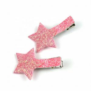 2 Pièces Épingles à Cheveux Étoile Pailletée Mignonnes pour Enfants, Barrettes en Feutre Étoile, Épingles à Cheveux Bobby pour Fête 2022, Vente en Gros - Product Image 4
