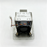 Refroidisseur de processeur haute performance 270W avec 4 caloducs en cuivre LGA4189 M83, base en cuivre 2U, ailettes en aluminium, personnalisable OEM ODM, MOQ 1 pièce