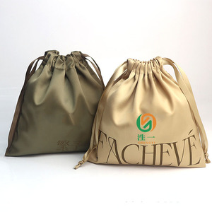 Custom Luxury Satin Drawstring Jewelry <b>Bag</b> Color Ding Cloth Bundle Pocket Jewelry Storage <b>Bag</b> Dust Pouch with Logo Print - Product Image 6