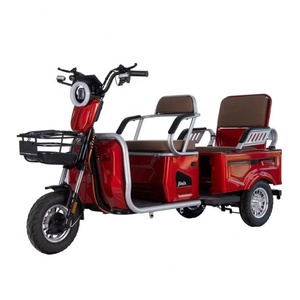 Venta Directa de Fábrica de Triciclo Eléctrico Económico de 8 Pulgadas y 800W para Personas Mayores, Triciclo Eléctrico de Doble Fila para Pasajeros y Carga - Product Image 6