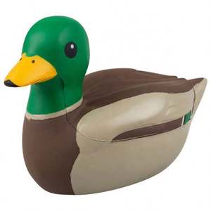 Custom Logo Promotional Gifts PU Foam Duck Shape Soft Toy Stress Ball for <b>Kids</b>-Custom Color & Size - Product Image 1