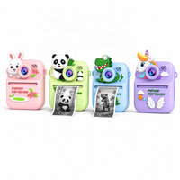 Appareil photo instantané pour enfants OEM ODM avec écran IPS HD de 4 pouces, double objectif, impression thermique