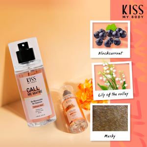 Brume parfumée Kiss My Body Call Me Maybe 88ml, parfum longue tenue 8 heures, pour se laisser transporter par le parfum et faire du monde votre défilé. - Product Image 3