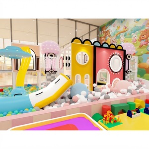Aoleao Aire de jeux intérieure personnalisée Wonderland avec piscine à balles, toboggan, trampoline, carrousel pour enfants, jeux souples certifiés CE TUV - Product Image 2