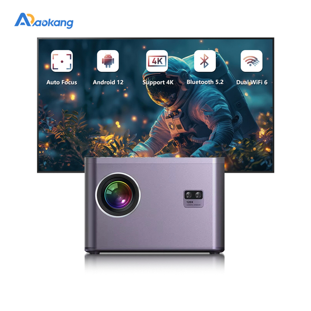 Newest Full HD 1920*1080 Support 4K 200inch 850 ANSI Lumens Portable Smart WIFI 3D LCD Video Theater Projector