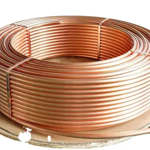 Finned copper tube L condenser coil for air conditioner