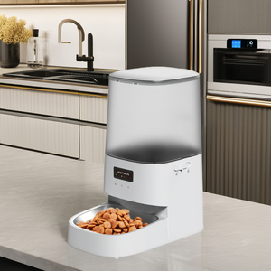 Distributeur automatique de nourriture pour chats CITICITY, distributeur automatique intelligent pour animaux de compagnie, mangeoires automatiques pour chats avec contrôle par application pour une alimentation à distance - Product Image 1
