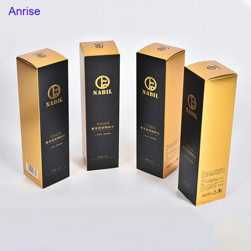 Small Size Customize Printed Lipgross Tube Printed Paper Box Roll On Perfume Bottle Packaging Boxes With Gold Foil Stamping