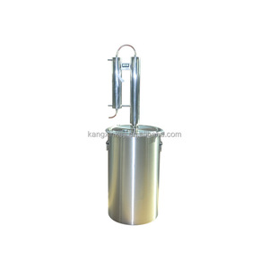 Destilador de acero inoxidable 304 Brandy Whisky Ron Licor Gin <span class=keywords><strong>Vodka</strong></span> Destilador de cobre 12/20/35/60L Máquina de destilación - Product Image 1