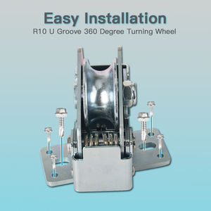 Kit <span class=keywords><strong>de</strong></span> porte tournante coulissante à <span class=keywords><strong>ressort</strong></span> <span class=keywords><strong>Roue</strong></span> <span class=keywords><strong>de</strong></span> matériel <span class=keywords><strong>de</strong></span> porte ROULEAU COULISSANT <span class=keywords><strong>avec</strong></span> <span class=keywords><strong>ressort</strong></span> - Product Image 6