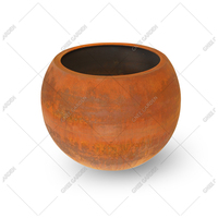 Pot carré en acier Corten certifié ISO9001, écologique, durable, résistant à la corrosion, pour usage extérieur en gros