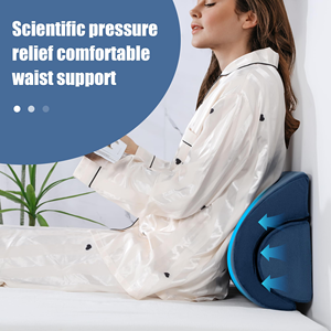 Juego de 2 Almohadas Ergonómicas de Espuma Viscoelástica con Funda Lavable para Elevación de Piernas, Recuperación Postoperatoria y Alivio de Várices - Product Image 4