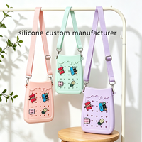 Sac à breloques DIY personnalisé, mini sac bandoulière en forme de cœur pour filles, sac à bandoulière mignon avec sangle réglable