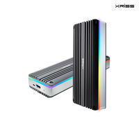 Carcasa de disco duro externo de plástico con interfaz de entrada PCIe con capacidad de 2TB de velocidad USB3.0 de 10Gbps para MacBook para SSD Flash