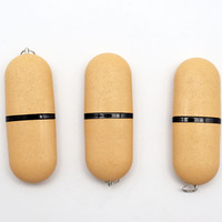 Stik USB plastik kustom ramah lingkungan, berbentuk 8GB 16GB 32GB 64GB 128GB dapat didaur ulang USB Flash drive