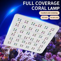 KASSRAY T169 avec support, corps en aluminium, éclairage plat pour corail de récif à couverture complète 169W, perles CREE, alimentation Meanwell