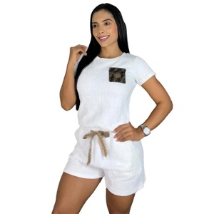 Conjuntos de Dos Piezas de Verano 2025 para Mujer, Ropa de Diseñador de Alta Calidad, Nueva Moda, Conjuntos Casuales de Verano - Product Image 4