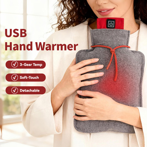 Scaldamani Elettrico Sicuro Alimentato USB, 3 Livelli di Calore, Timer 45 Minuti, Senza Bollitura, per Casa e Ufficio, Sollievo Mani Fredde - Product Image 1