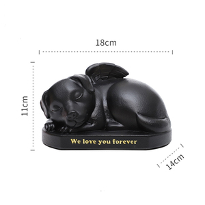 Wholesale Wholesale Modern Eco-Friendly Resinous Pet Wing Memorial <b>Urn</b> for Dog and Ashes - Product Image 4