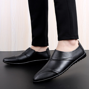 Chaussures décontractées en cuir de vachette respirantes et inodores de qualité supérieure pour hommes 2026 |   Chaussures en cuir à semelle souple pour homme - Product Image 3