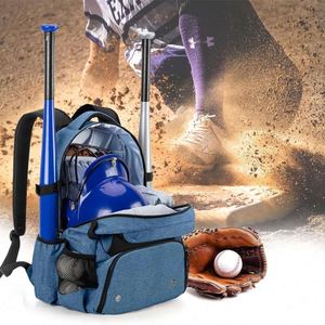 Sac à dos de baseball BSCI avec 2 compartiments pour bâtons, sac d'équipement de softball pour adultes avec compartiment séparé pour chaussures, jusqu'à la taille US - Product Image 6