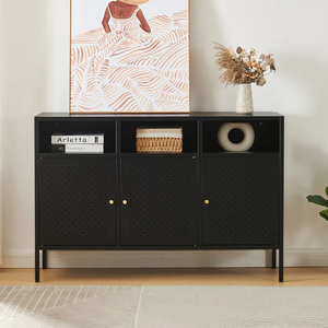 Moderno nuovo soggiorno metallo TV Stand in Rattan in acciaio credenza TV Stand Cabinet metallo <span class=keywords><strong>tavolino</strong></span> <span class=keywords><strong>per</strong></span> mobili <span class=keywords><strong>per</strong></span> la casa uso cucina - Product Image 3