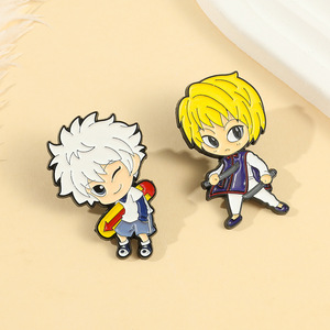 5 Designs Manufacturer <strong>Hunter</strong> <strong>X</strong> <strong>Hunter</strong> Lapel Pin Cute Metal Anime Badge Pin Custom Hisoka ALloy Brooch for Clothes Decoration - Product Image 3