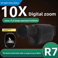 Sumber Pabrik R7 Perangkat Penglihatan Malam Digital Inframerah Hitam Penuh Definisi Tinggi Baru dengan Zoom 10x, Perekaman Foto dan Video 1