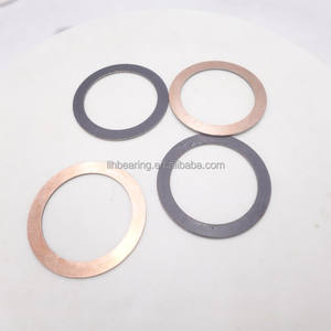 Rondelle di Supporto Senza Manutenzione in <span class=keywords><strong>PTFE</strong></span> Composito, Rondelle di Spinta in Acciaio 44x58x1.5, Un Lato con Rivestimento in <span class=keywords><strong>PTFE</strong></span>, Un Lato Zincato - Product Image 3