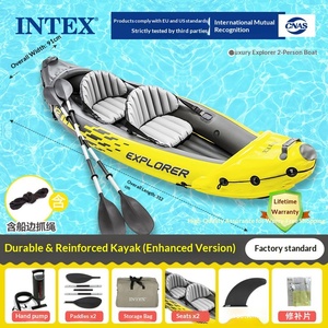 <span class=keywords><strong>Bateau</strong></span> Kayak <span class=keywords><strong>Gonflable</strong></span> <span class=keywords><strong>INTEX</strong></span> en Caoutchouc Épaissi, <span class=keywords><strong>Bateau</strong></span> d'Assaut Extérieur Extra Large pour la Pêche, Capacité <span class=keywords><strong>2</strong></span> Personnes, Type Steamship - Product Image 3