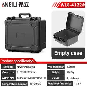 Étui de transport robuste en plastique PP pour armes à feu, boîte à outils professionnelle étanche, <span class=keywords><strong>valise</strong></span> de protection avec mousse - Product Image 2