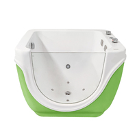 Baignoire pour bébé en acrylique bon marché pour hôpital, massage, spa pour enfants, baignoire autoportante pour bébé, hydrothérapie, baignoire courte, baignoires pour enfants