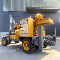 Foreuse hydraulique rotative diesel montée sur camion de 200m/300m pour puits d'eau, avec moteur à faible coût d'entretien et prix abordable